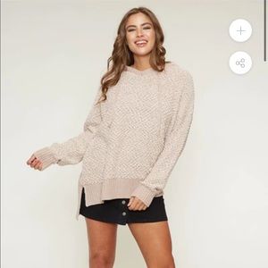 miracle brand gray pull over with hood size S/M